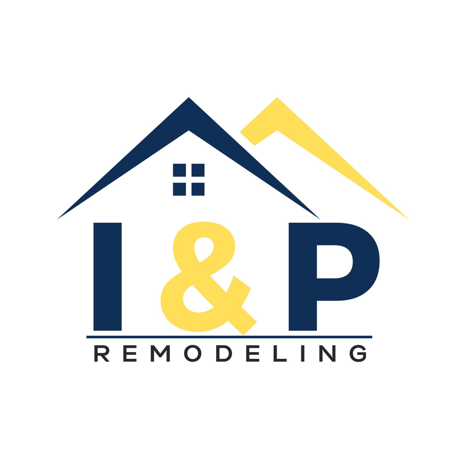 Logo e Identidad Visual de I&P Remodeling diseñados por KABOD SOLUTIONS.